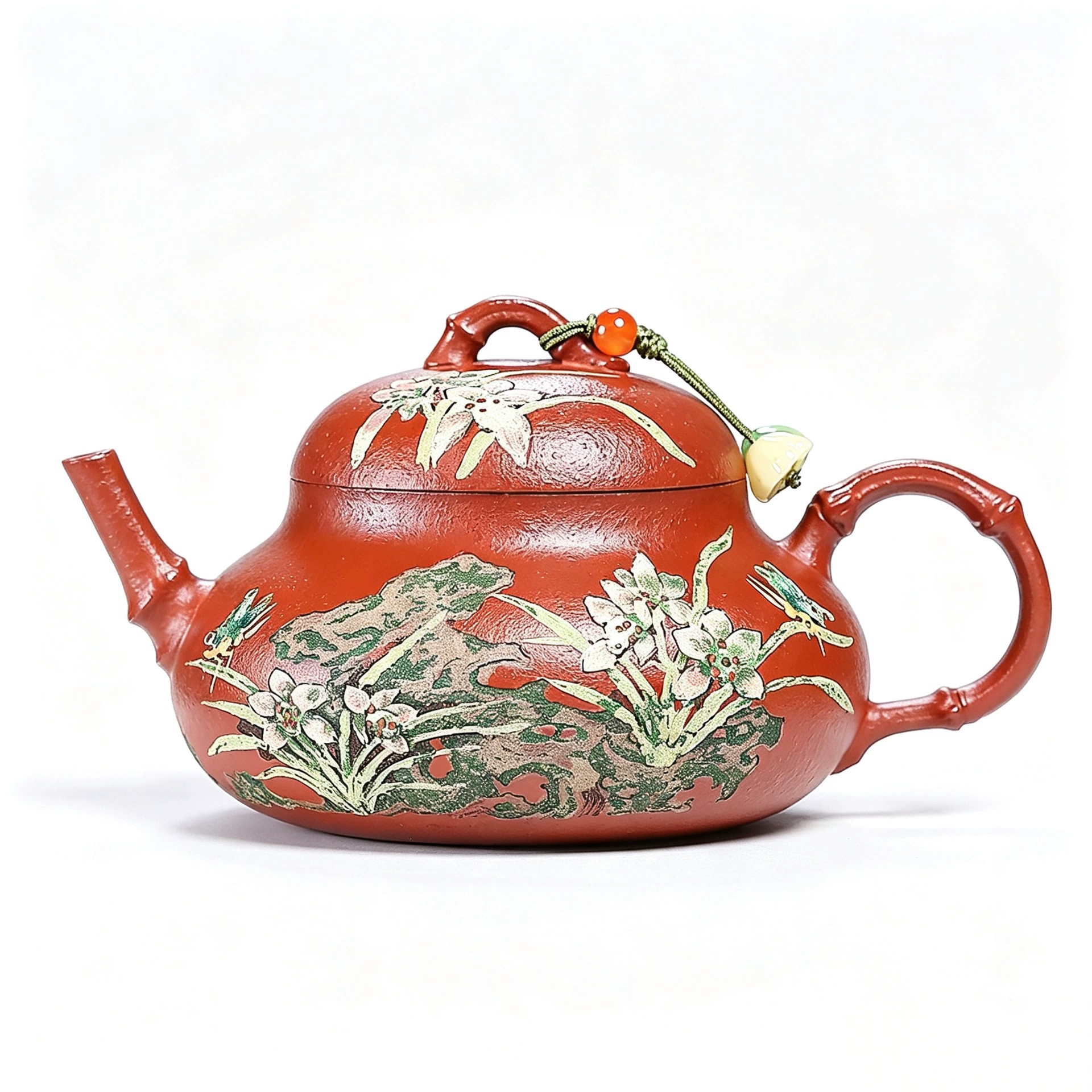 Handmade Subtle Orchid Fragrance High-end Yixing Tea Pot - Image 2