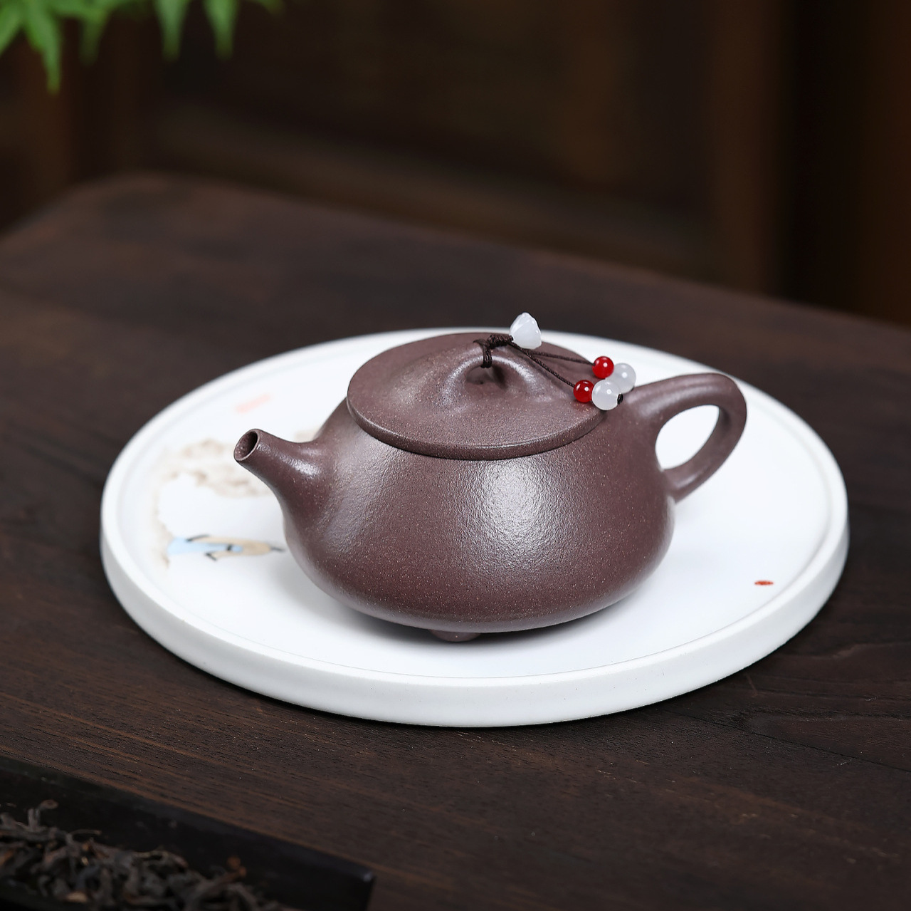 Handmade Gold Sand Shipiao Chinese Tea Kettle - Image 5