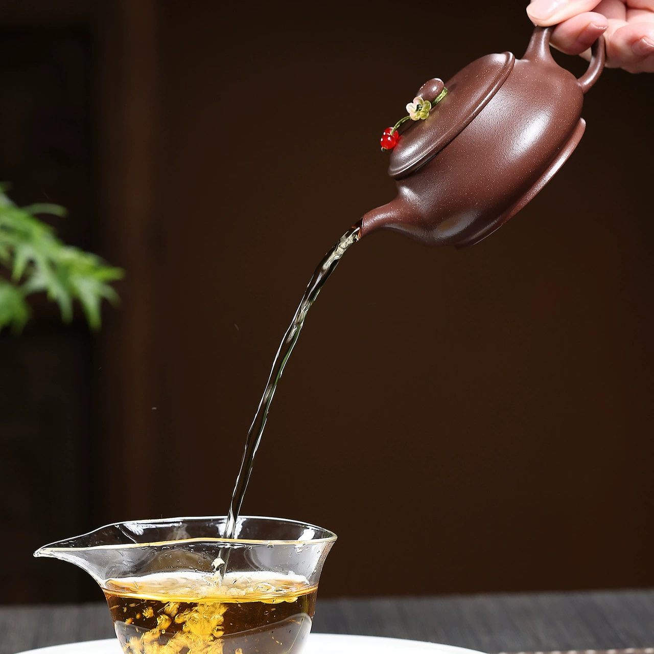 Semi-Handmade Jinsha Wenren Clay Teapot Chinese - Image 3