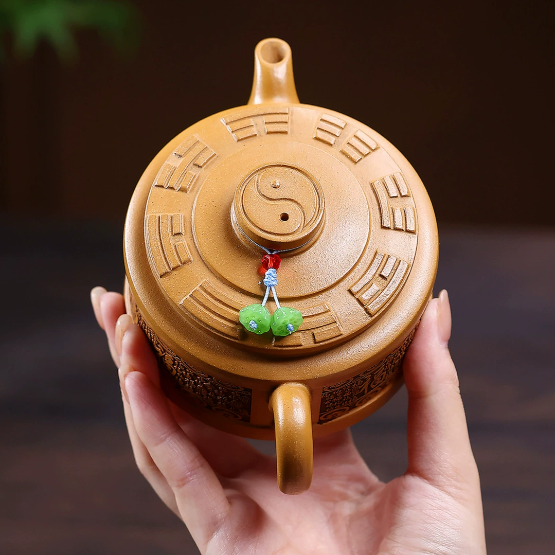Handmade Plum Bamboo Cold River Chinese Tea Kettles - Image 3