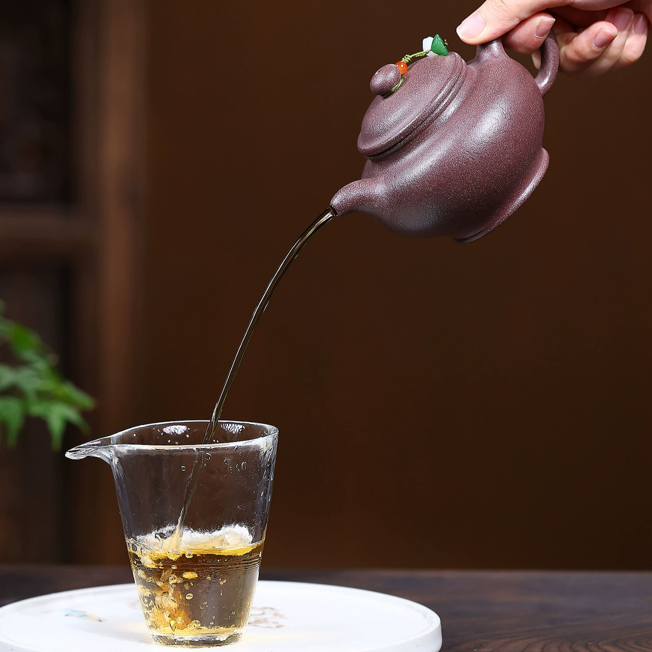 Handmade Plain Unadorned Duo Zhi Zisha Teapot - Image 3