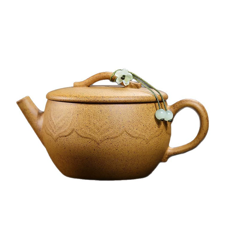 Handcrafted Lotus Hanwa Yixing Zisha teapot