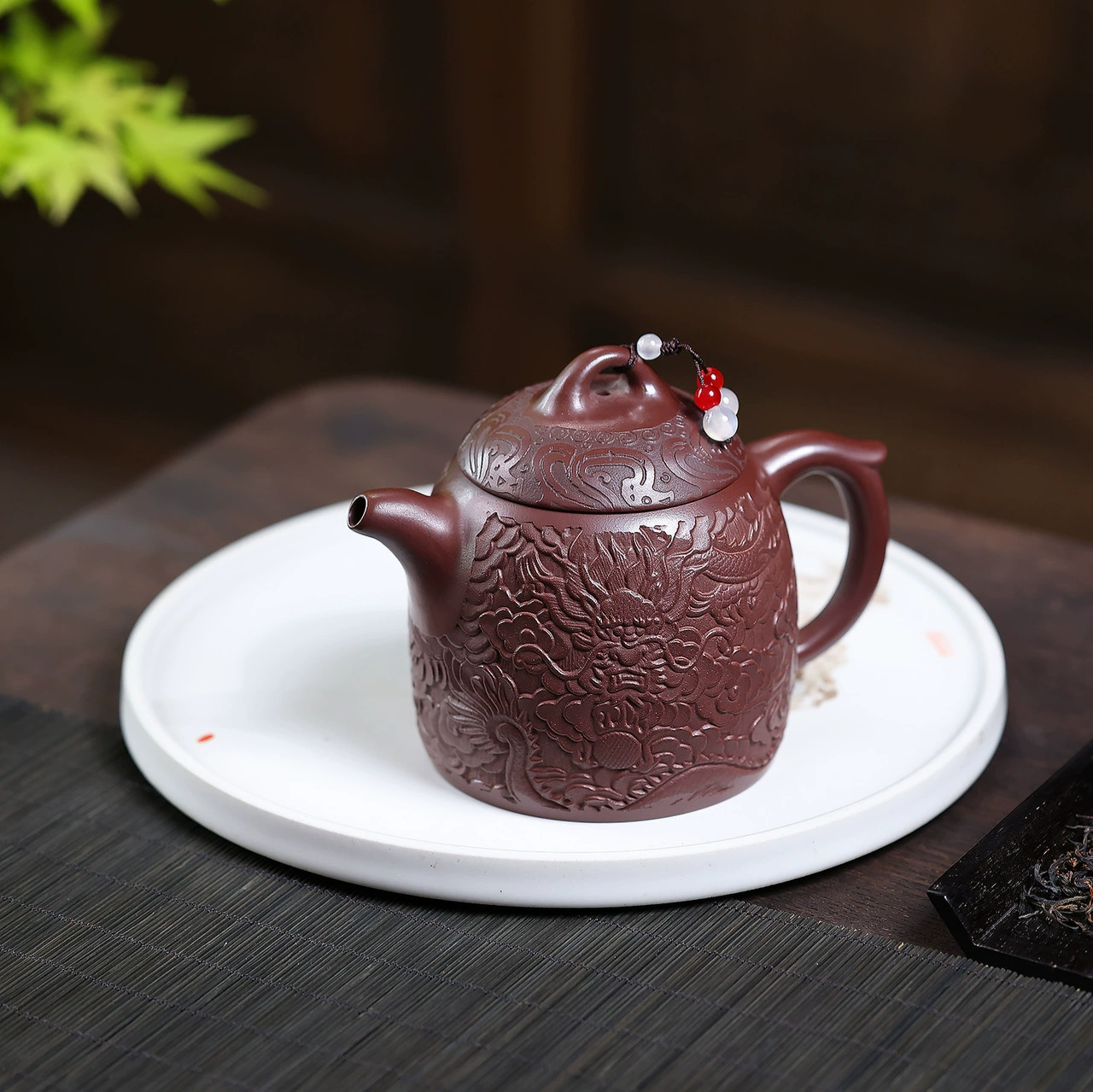 Hand Carved Dragon Qin Quan Handmade Clay teapot - Image 4