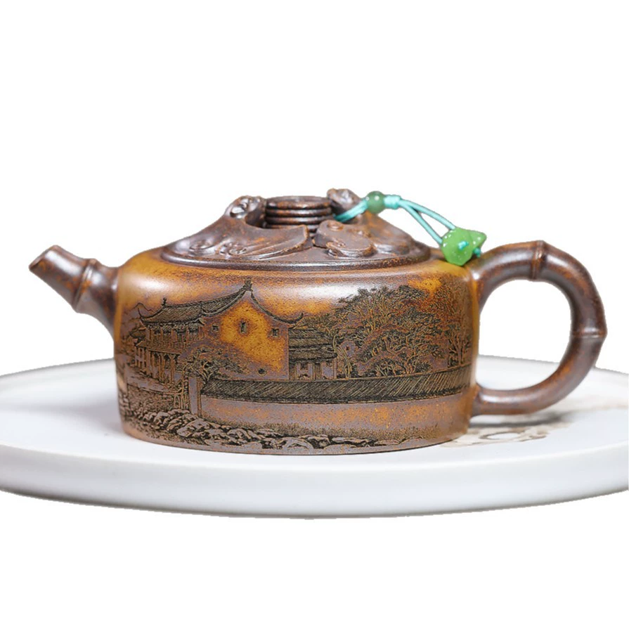 Handmade Fuyin Shanju Clay Teapot High‑End Collectible