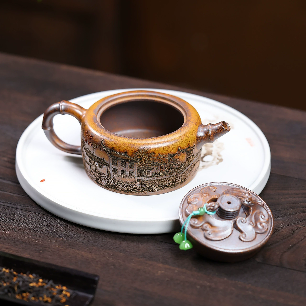 Handmade Fuyin Shanju Clay Teapot High‑End Collectible - Image 3