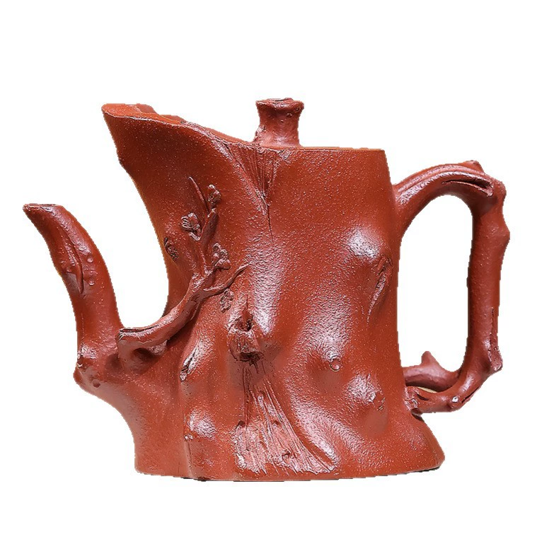 Semi Handmade Imitation Plum Stump Chinese Tea Kettle